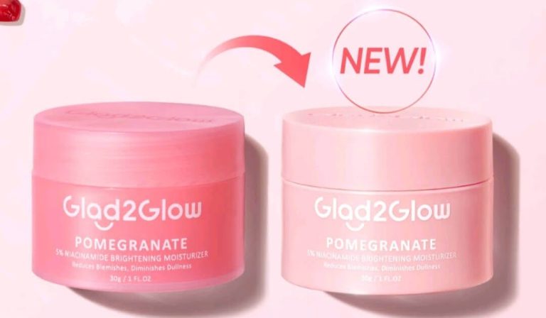 Cek Ingredients Glad2glow Pomegranate 5% Niacinamide Brightening Moisturizer