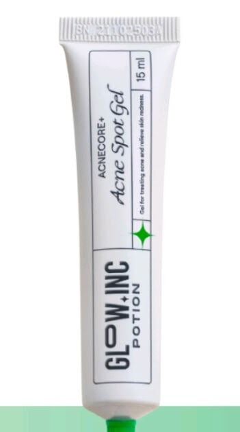 Cek Ingredients GLOWINC POTION ACNECORE+ Acne Spot Gel