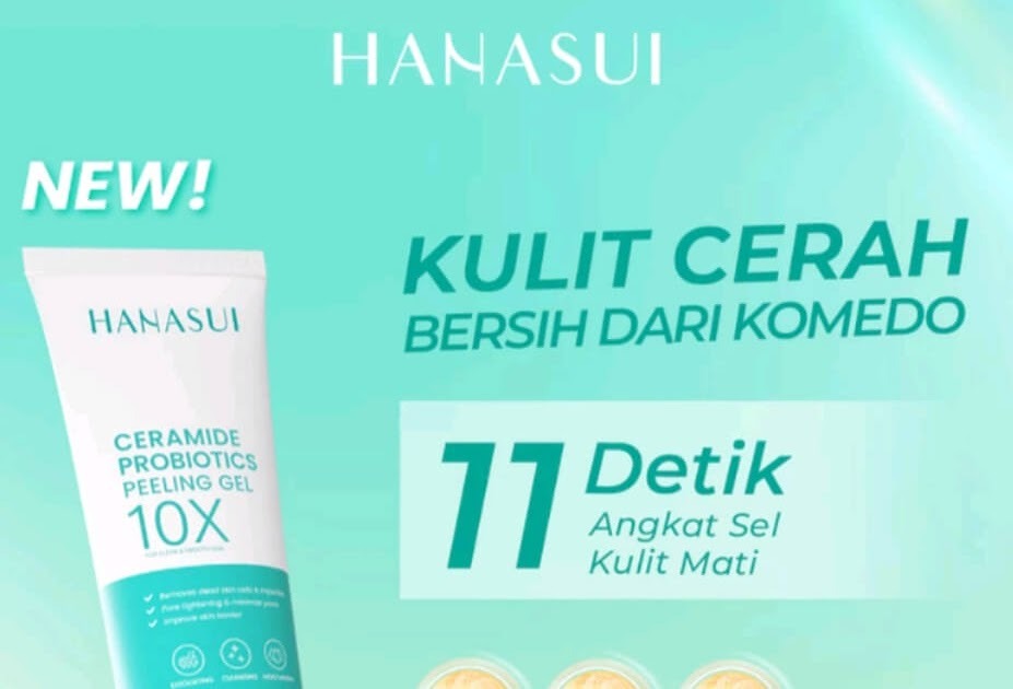 Cek Ingredients Hanasui Ceramide Probiotics Peeling Gel