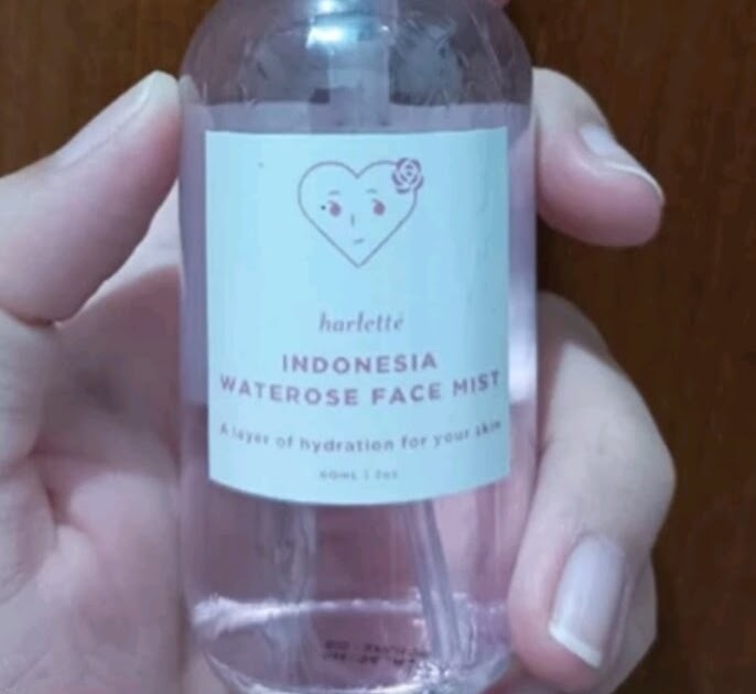 Cek Ingredients Harlette Rosewater Facial Mist