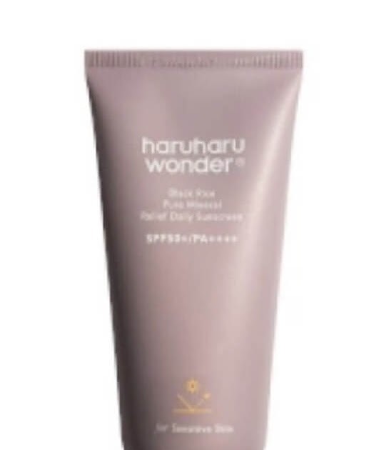 Cek Ingredients Haruharu WONDER Black Rice Pure Mineral Relief Daily Sunscreen SPF50+ Pa++++