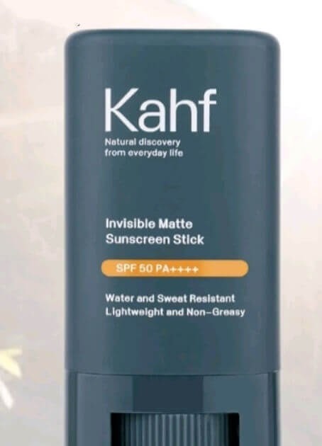 Cek Ingredients Kahf Invisibile Matte Sunscreen Stick SPF 50 PA++++