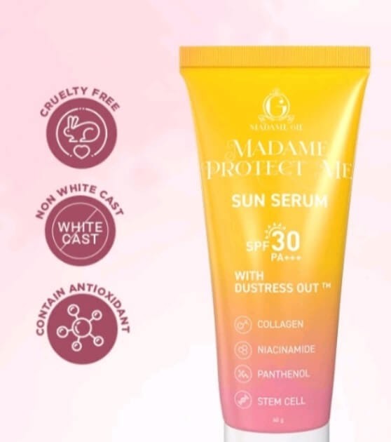 Cek Ingredients Madame Gie Protect Me Sun Serum SPF 30 PA+++