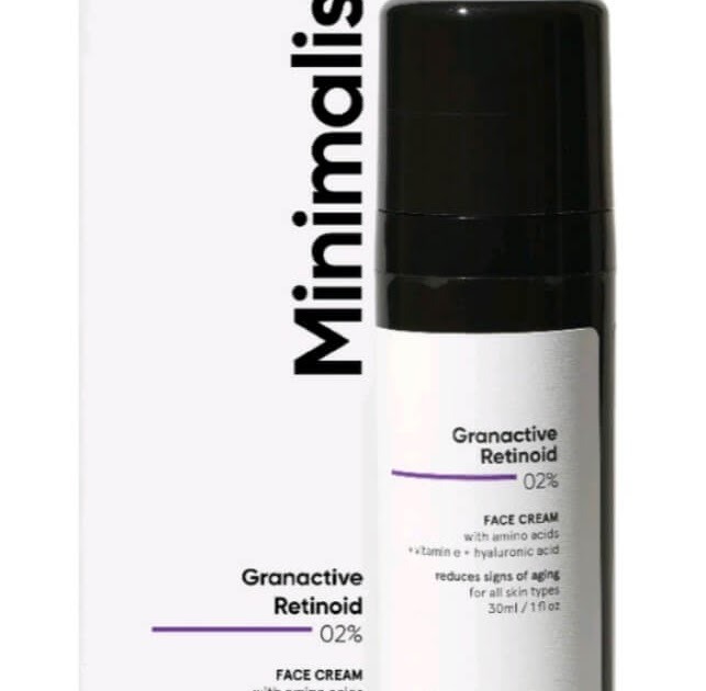 Cek Ingredients Minimalist Granactive Retinoid 02% Moisturizer