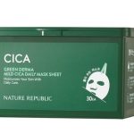 Cek Ingredients Nature Republic Green Derma Mild Cica Daily Mask Sheet