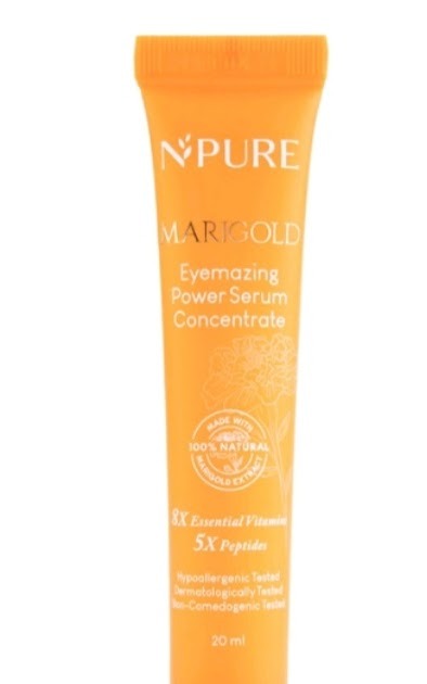 Cek Ingredients N'Pure Marigold Eyemazing Power Serum Concentrate