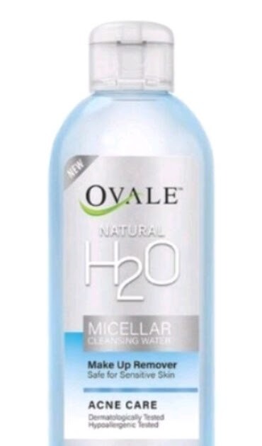 Cek Ingredients Ovale Natural H2O Micellar Cleansing Water Acne Care
