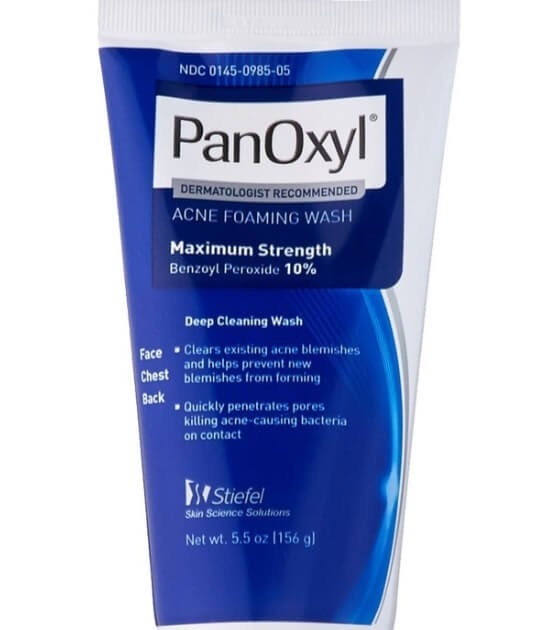 Cek Ingredients PanOxyl 10% Benzoyl Peroxide Acne Foaming Wash