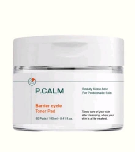 Cek Ingredients P.CALM Barrier Cycle Toner Pad