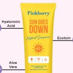 Cek Ingredients Pinkberry Sun Goes Down Hybrid Sunscreen SPF40+ PA+++
