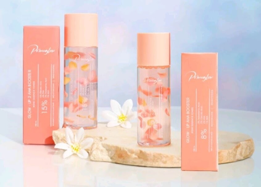 Cek Ingredients Pomeglow Glow Up AHA Booster Exfoliating Toner for Face & Body