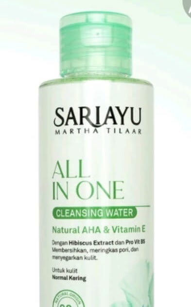 Cek Ingredients Sariayu All in One Cleansing Water (Normal Kering)