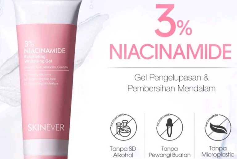 Cek Ingredients SKINEVER 3% Niacinamide Exfolliating Gel