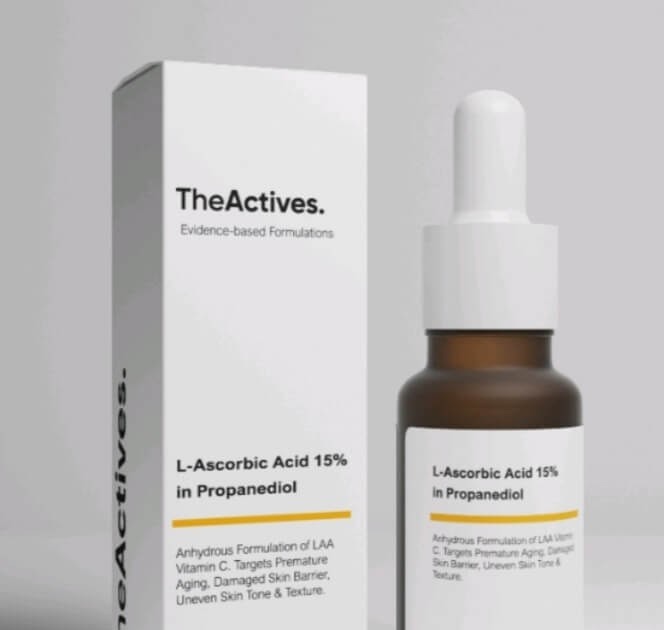 Cek Ingredients TheActives L-Ascorbic Acid 15% in Propanediol