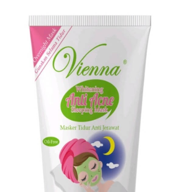 Cek Ingredients Vienna Whitening Anti Acne Sleeping Mask