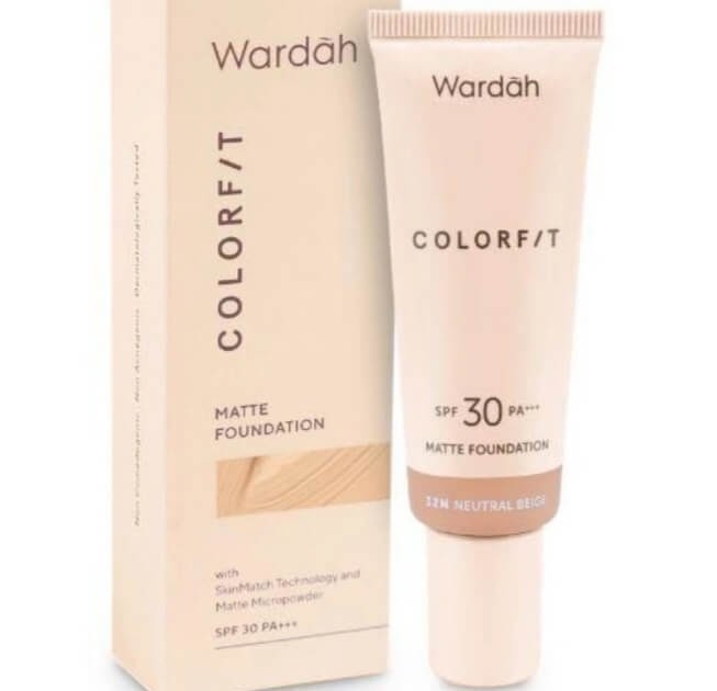 Cek Ingredients Wardah Colorfit Matte Foundation