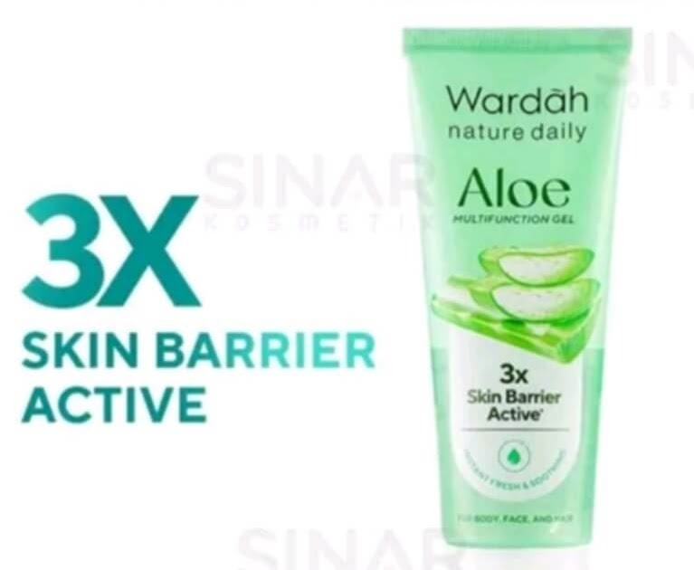 [Update Formula] Ingredients Wardah Nature Daily Aloevera Gel 3X Barrier Active