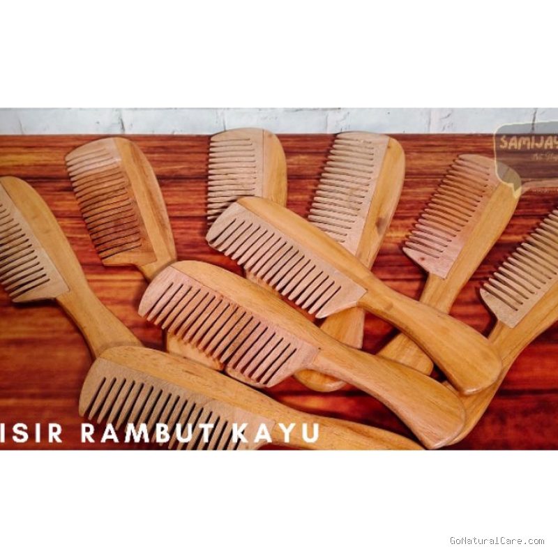 Photo by shopee.co.id - Panduan Memilih Sisir Kayu Bergigi Jarang untuk Rambut Basah