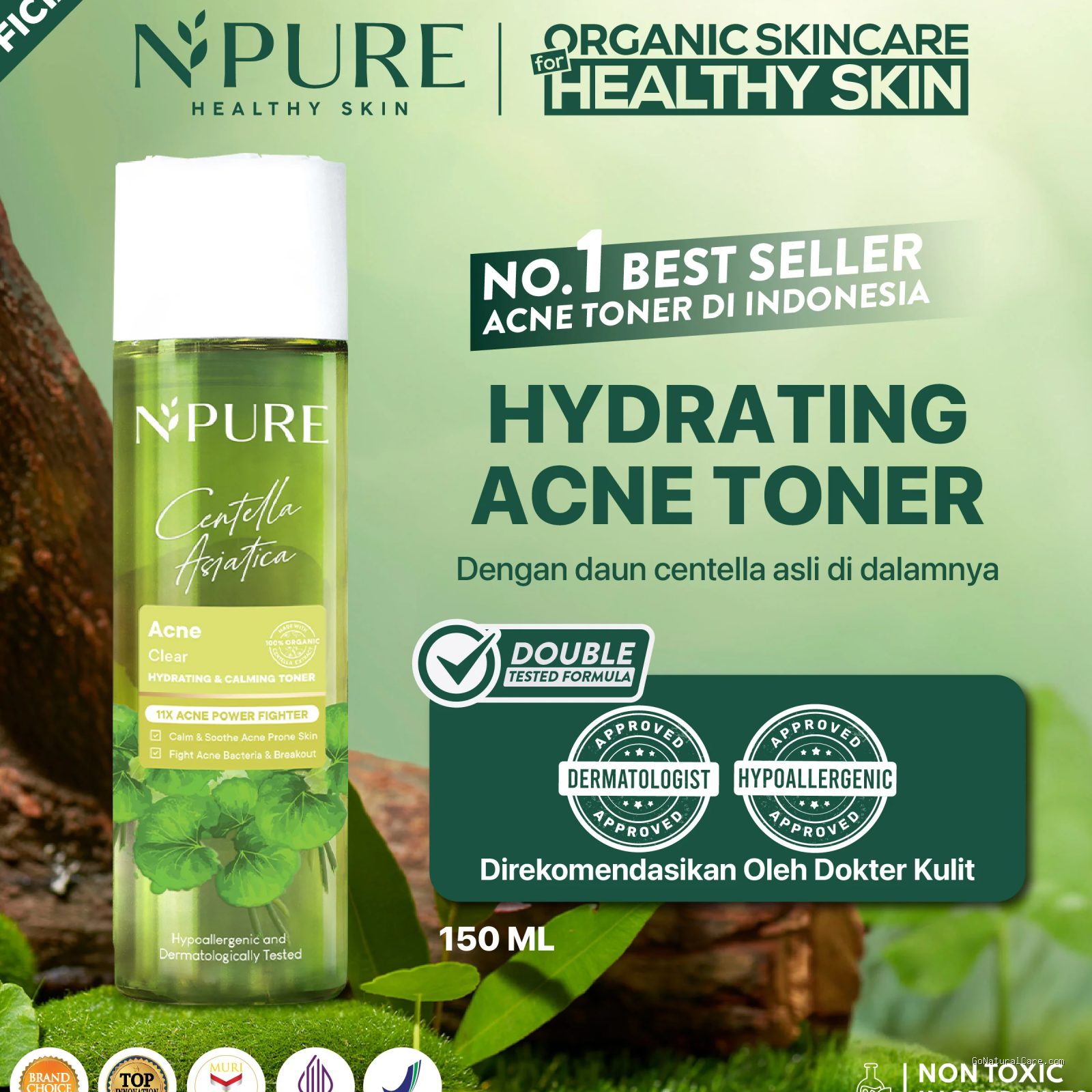 Photo by npureofficial.id - Review Npure Centella Asiatica Face Toner: Atasi Kulit Kemerahan
