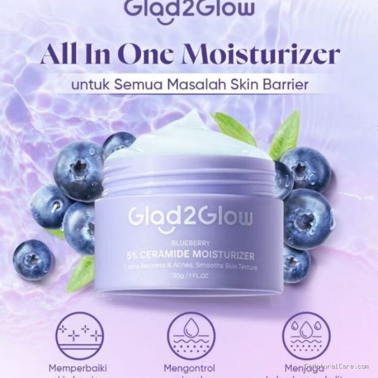 Photo by shopee.co.id - Cek Ingredients Glad2Glow Blueberry 5% Ceramide Moisturizer untuk Perbaiki Skin Barrier